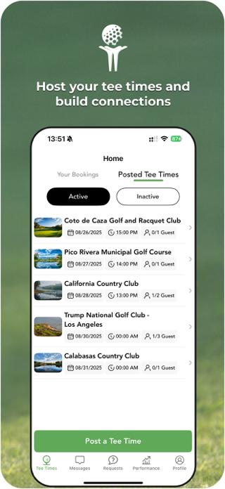 TTSharegolf: Book & Host Screenshot 2 of 4