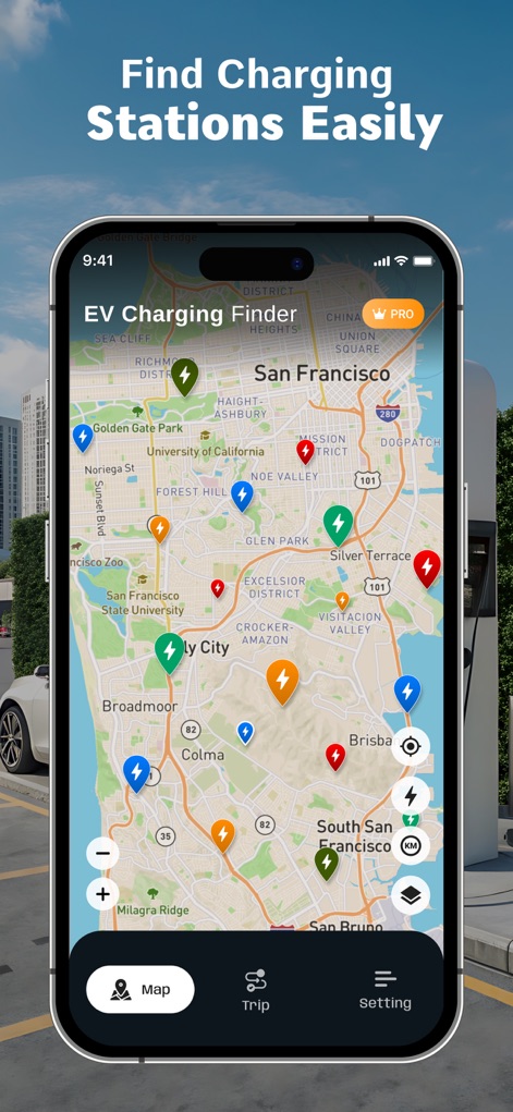 PowerMap EV Charging Point Map - App de Navegación | MWM