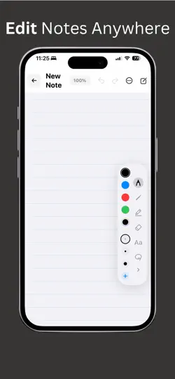 Screenshot von Notely - Notes & PDF App auf dem iPhone 3