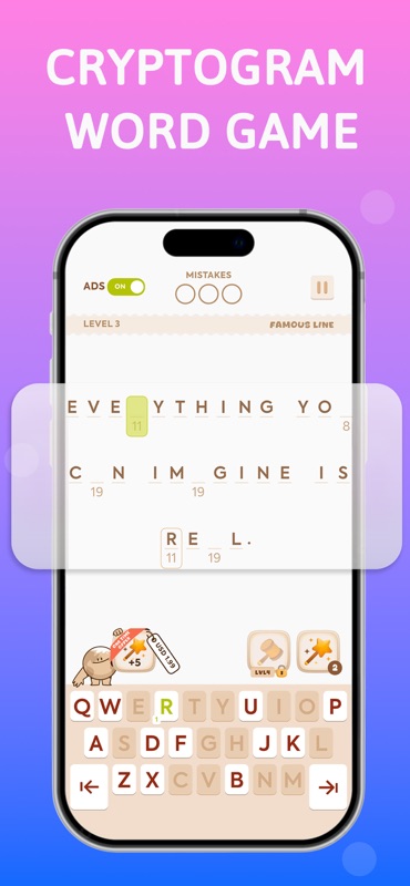 Cryptogram: Number & Word Game screenshot 3