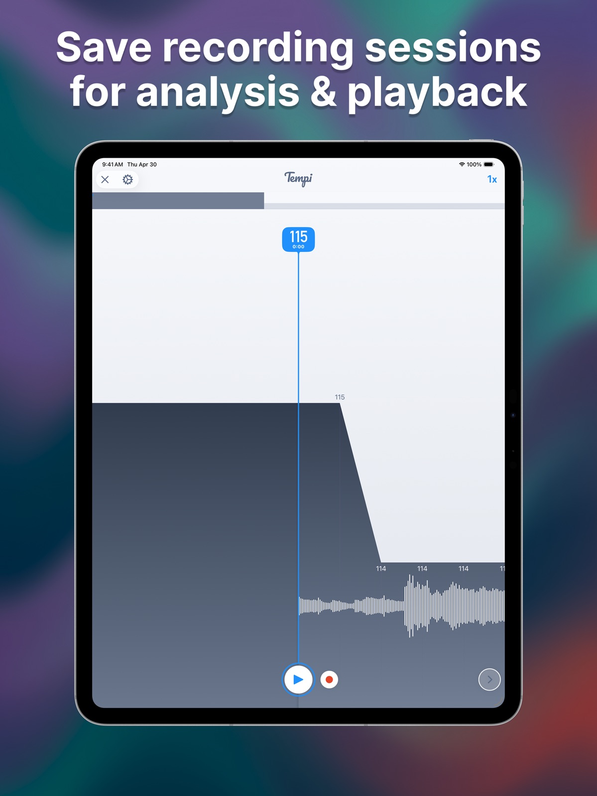 Tempi: BPM & Beat Tracking ipad screenshot 4