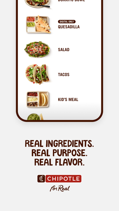 Chipotle Middle East Screenshot