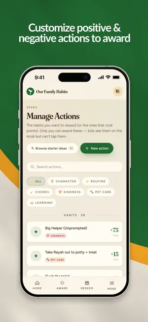 Our Family Habits screenshot 2