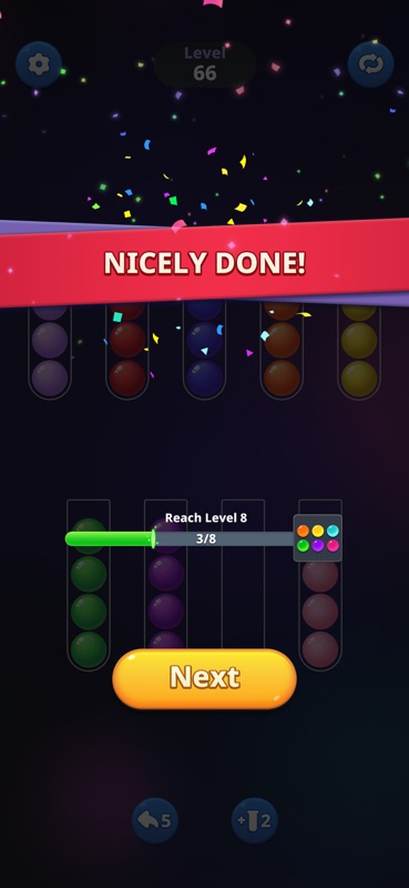 Puzzle de Ordenar Bolas screenshot 7