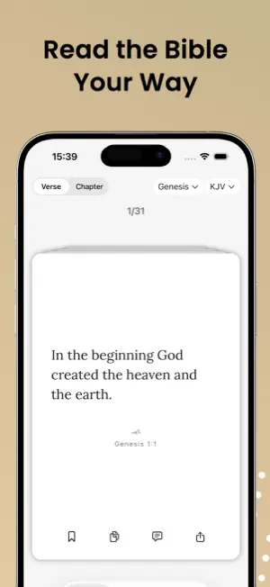 Holy Bible KJV: Daily Verses screenshot 1