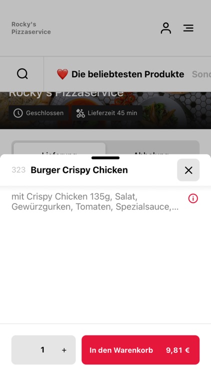 Rocky's Pizzaservice screenshot-3