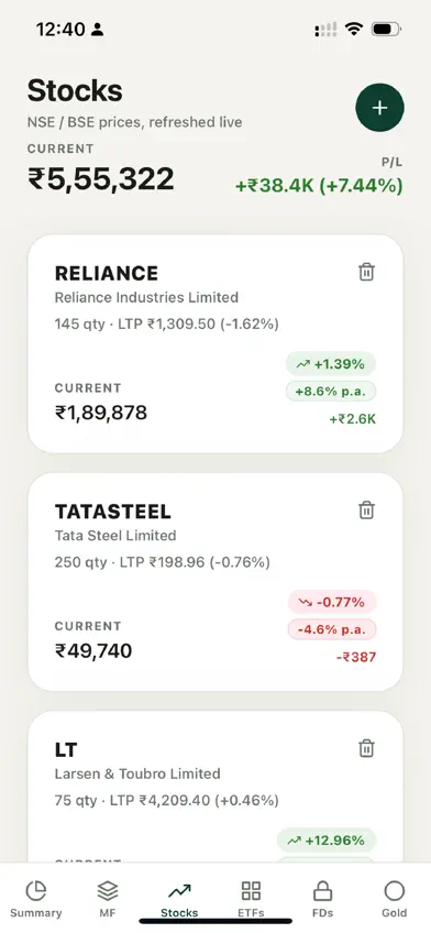 DhanLog screenshot 4