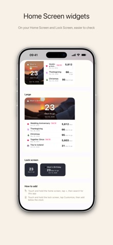 Countdown Widget - Daytrove Screenshot 7 of 9