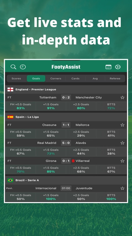 FootyAssist - Soccer Tables