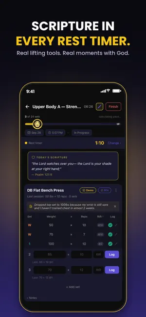 Iron&Grace: Christian Fitness screenshot 2