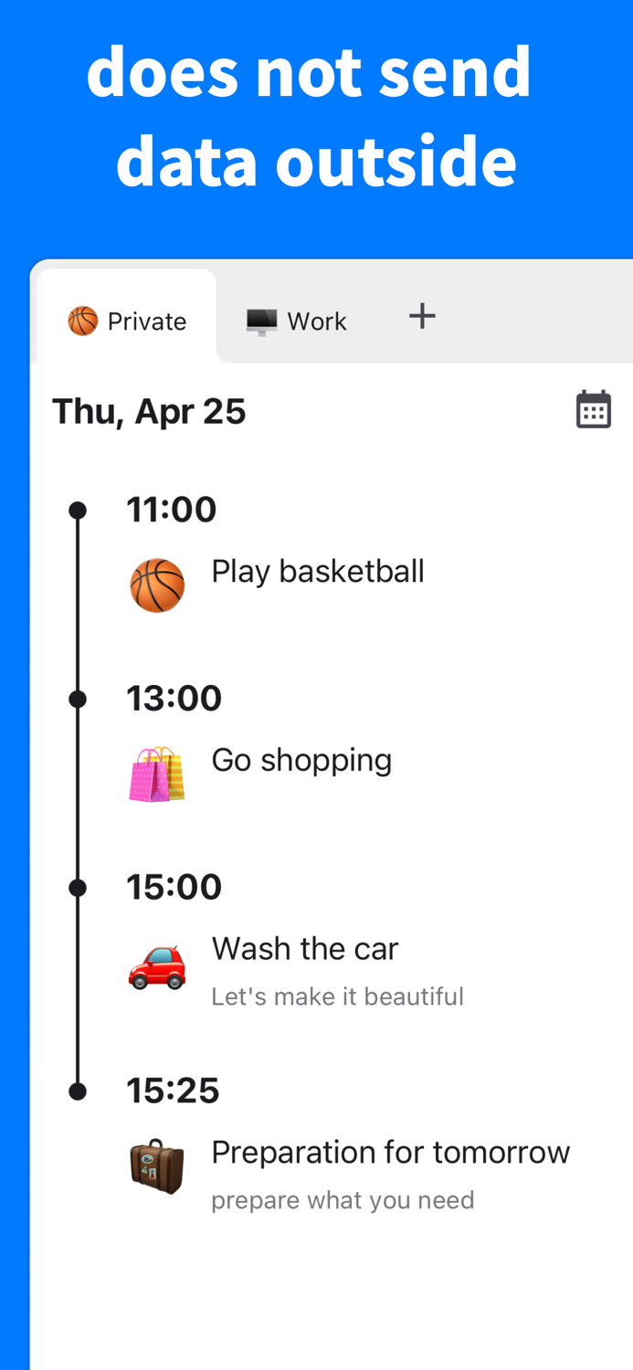 Timeline - Schedule by Hour