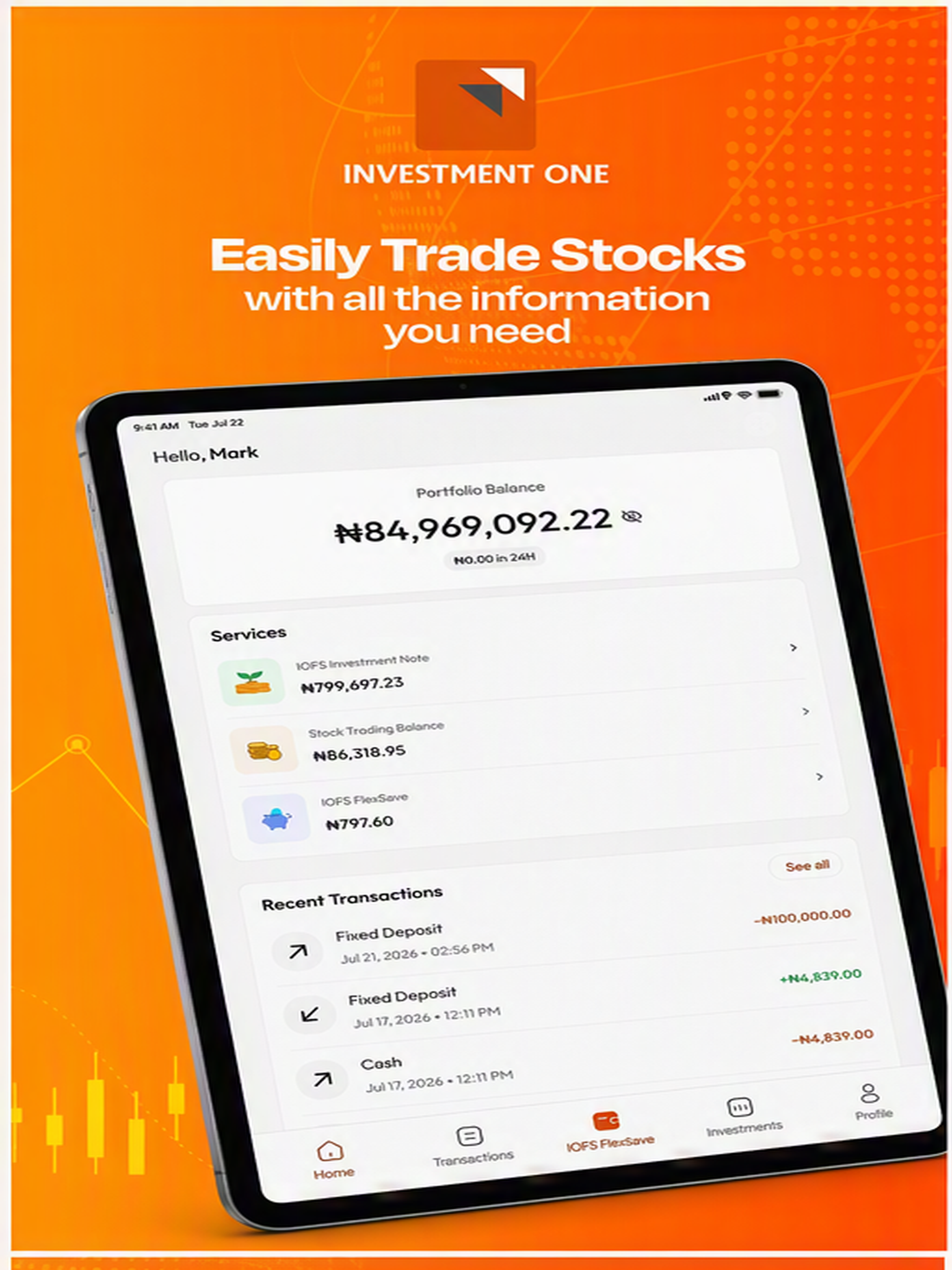 Investment One screenshot 4