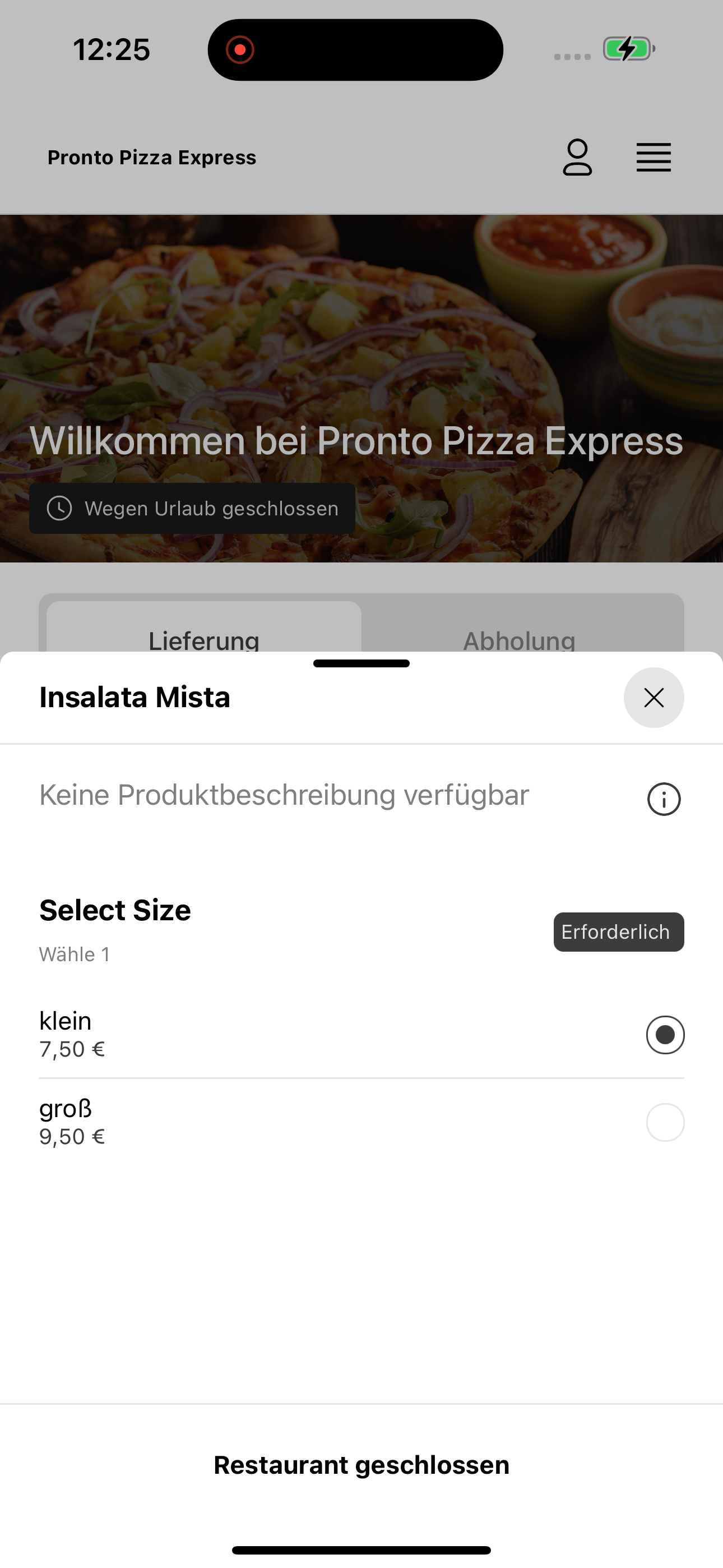 Pizza Pronto Express screenshot 8