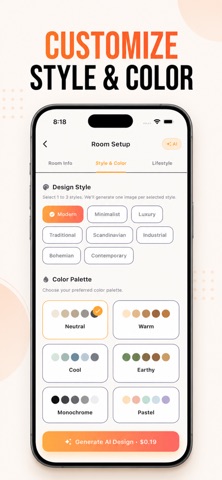 Decor AI: Home & Room Design Screenshot 3 of 8