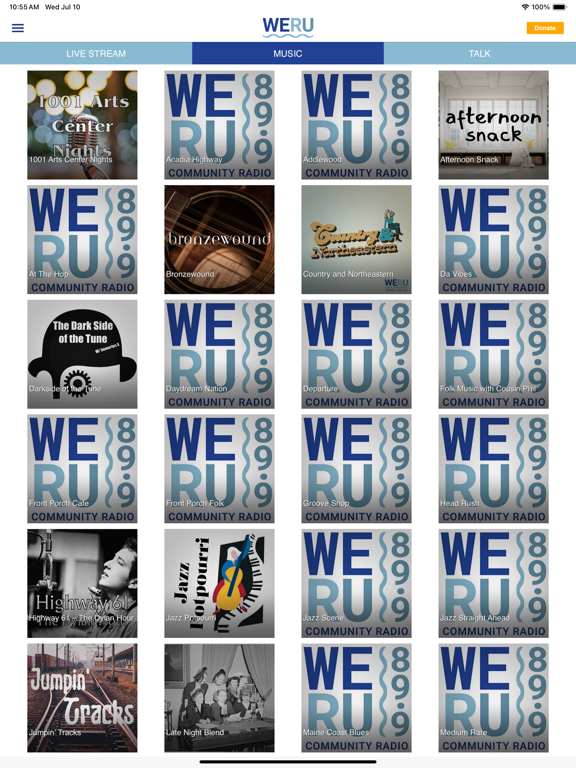 Screenshot #5 pour WERU Community Radio App