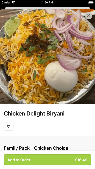 Mirchi Indian To Go iPhone screenshot 4 - Food & Drink app