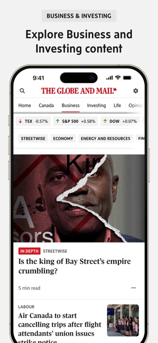 The Globe and Mail Screenshot 2 of 5