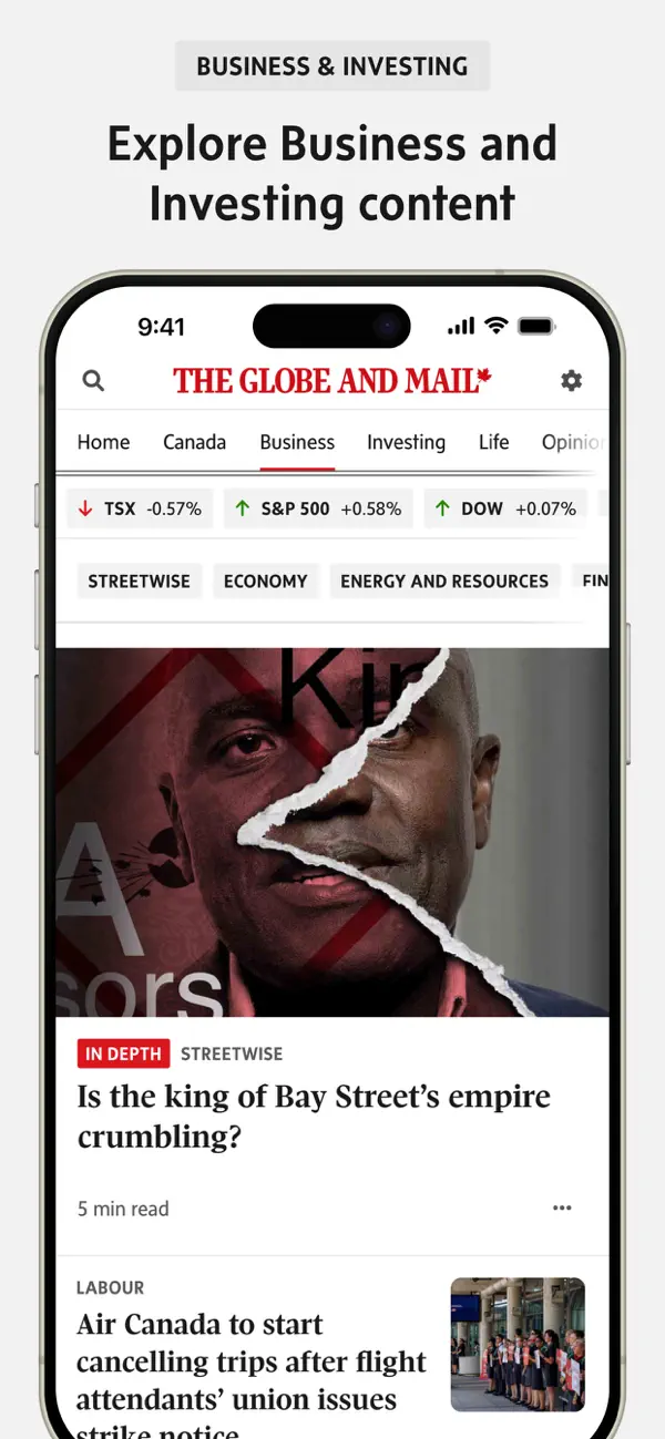 Screenshot #2 pour The Globe and Mail