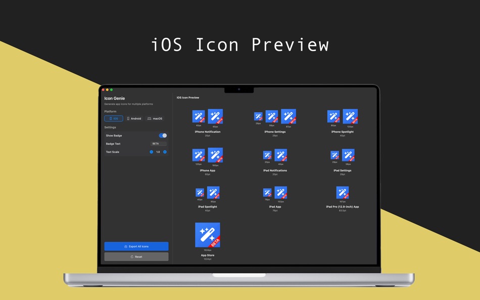 #2. IconGenie - App Icon Generator (macOS) Ved: 利龙 张
