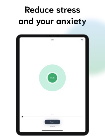 Foga - Breathing Exercises iPad screenshot