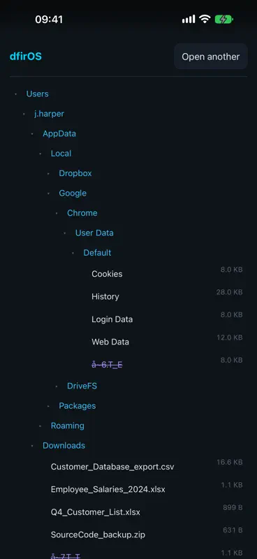 dfirOS screenshot 1 of 3