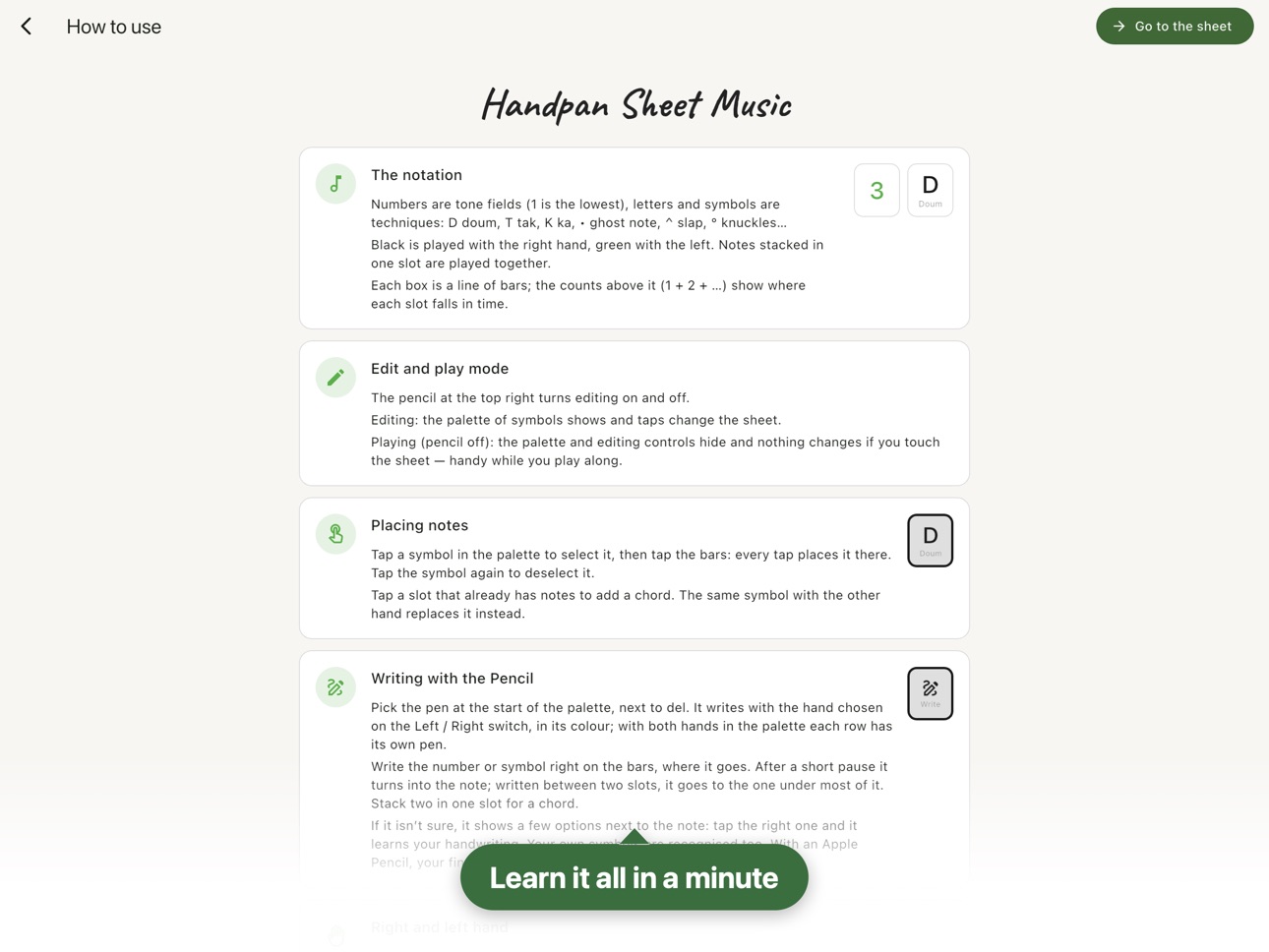 Screenshot 7 of Handpan Sheet Music