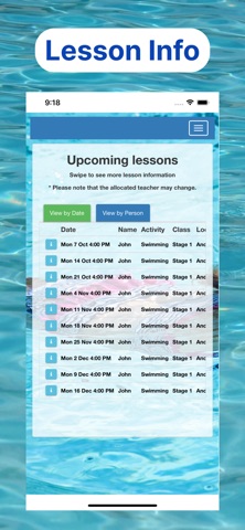 SwimSoft iPhone screenshot