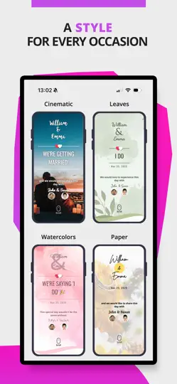 Скриншот Eventia - Цифровые Приглашения на iPhone 5