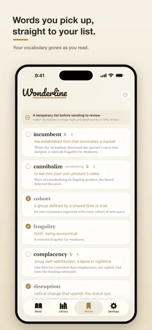 Wonderline: Read English screenshot 4