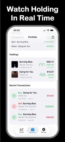 Bet On Music - Sound Market iPhone screenshot