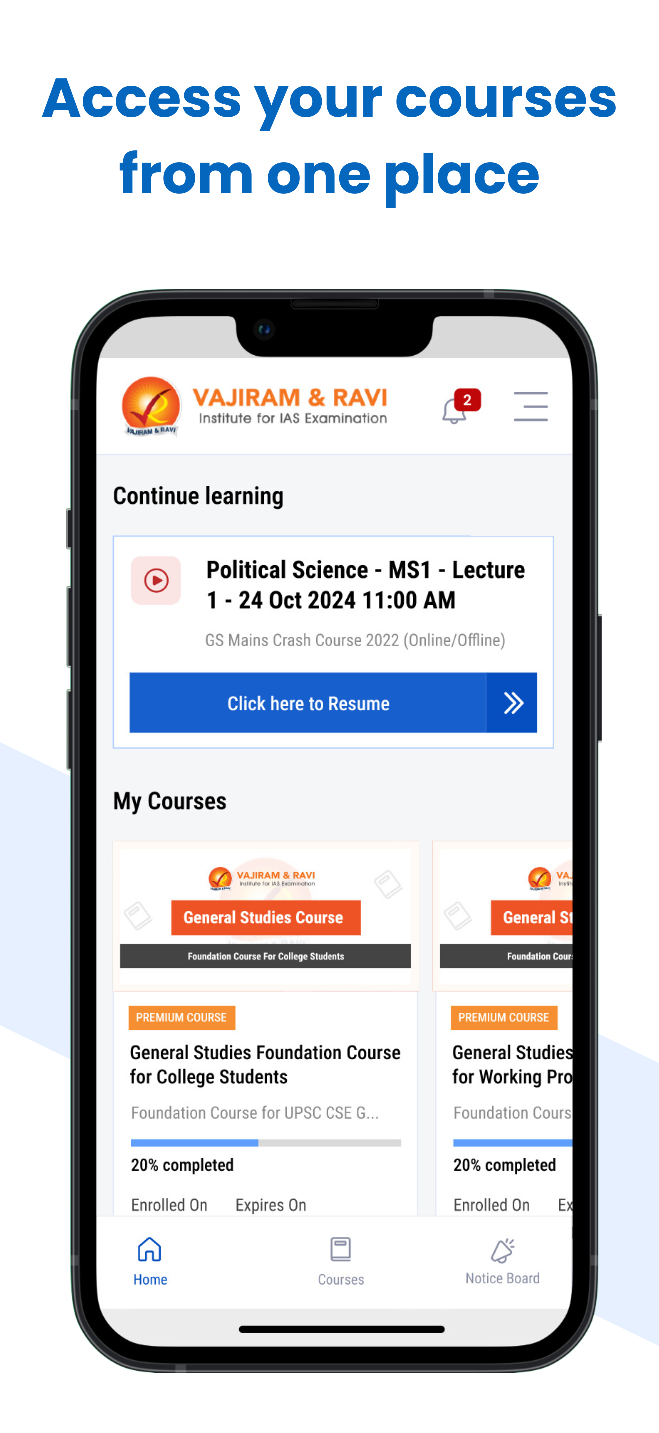 Vajiram & Ravi - Courses screenshot 4