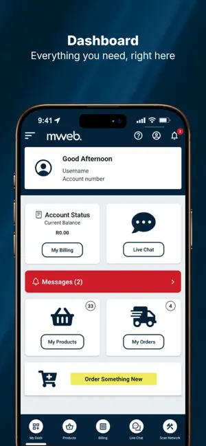 Mweb iPhone screenshot 5