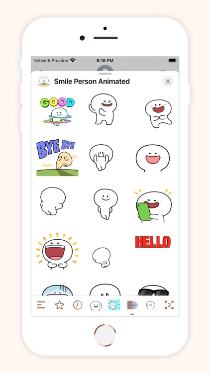 Smile Person Animated Stickers