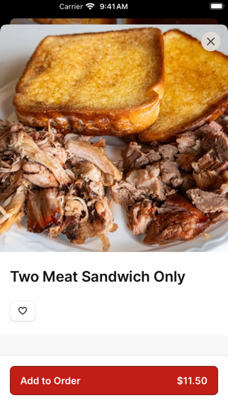 Roy's Hickory Pit BBQ Screenshot