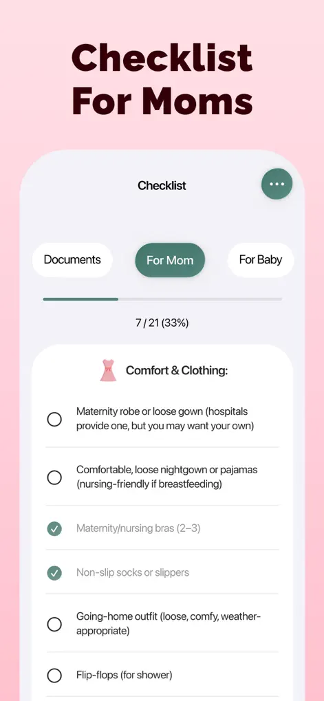 Contraction Timer ＆ Tracker - Medical App | MWM