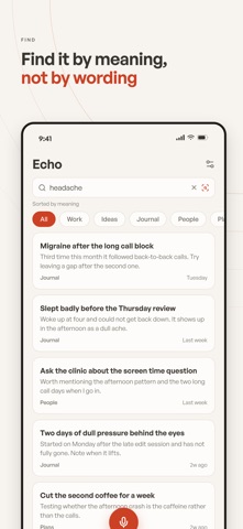 Echo: AI Voice Notes & Journal Screenshot 6 of 7