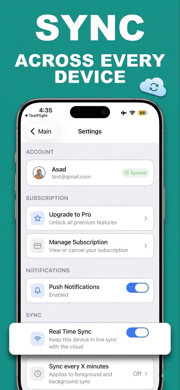 SyncMinder screenshot 4