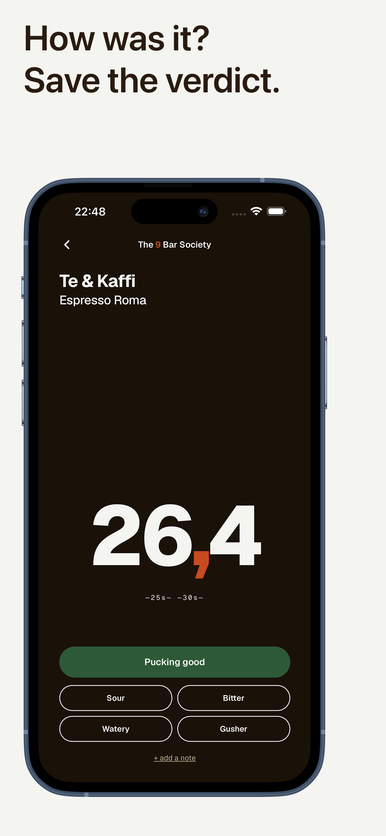 The 9 Bar Society screenshot 3