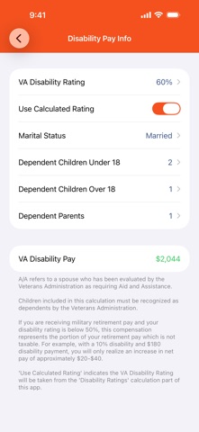 VA Disability Pay Screenshot 3 of 4
