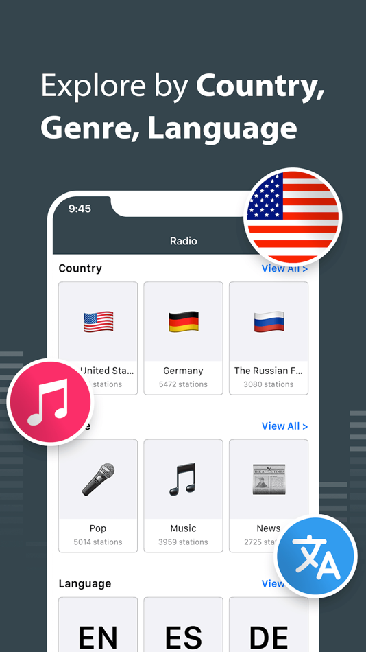 #2. Radio Tuner - Live FM Stations (iOS) By: MacyMind