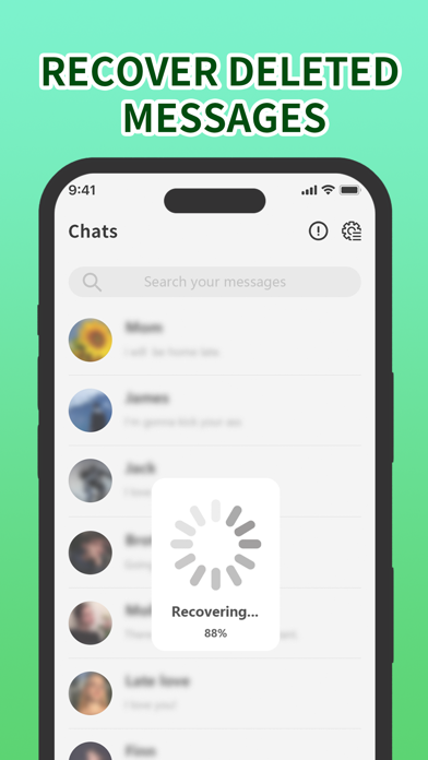 WO Recover Deleted Messages Screenshot