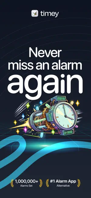 Timey: Loud Shareable Alarms screenshot 1