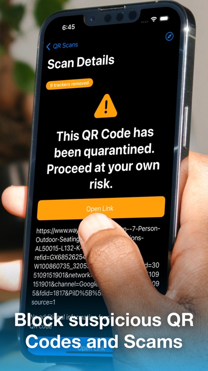 SafeQR Reader • Block Scams