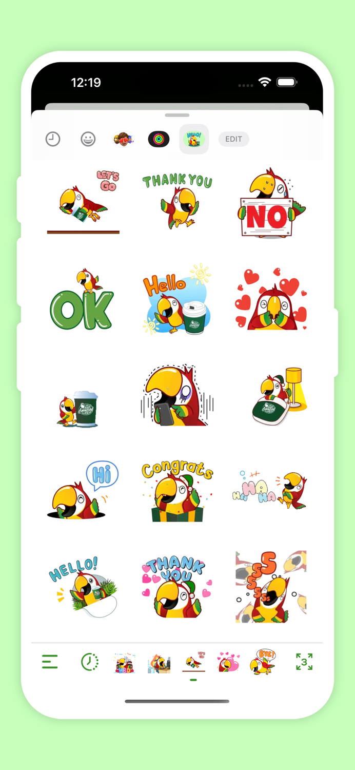 Playful Parrot Animated