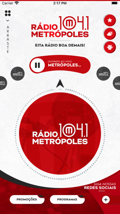 Metrópoles 104.1 FM Screenshot