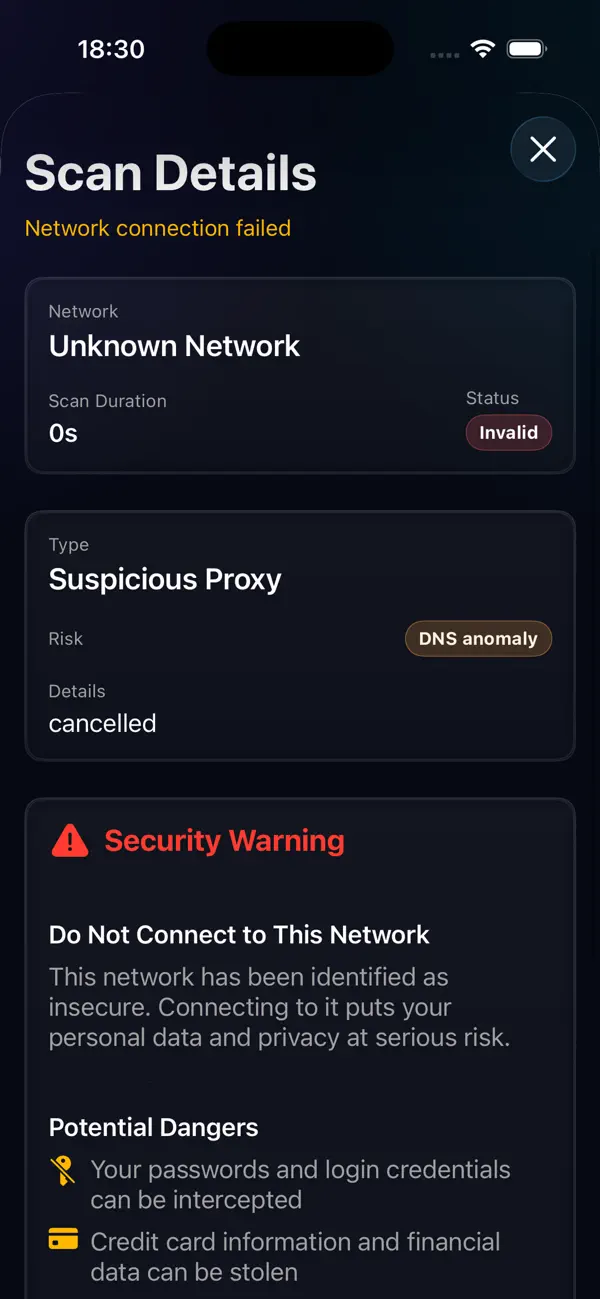 Screenshot #3 pour WiFi Security: Network Scanner