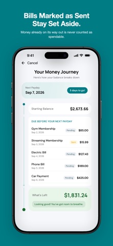 BudgetThrow: Paycheck Budget Screenshot 1 of 4