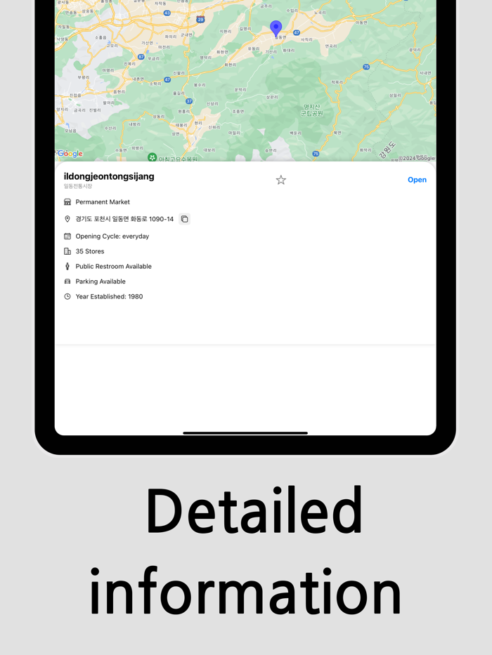 Korean Periodic Market Map