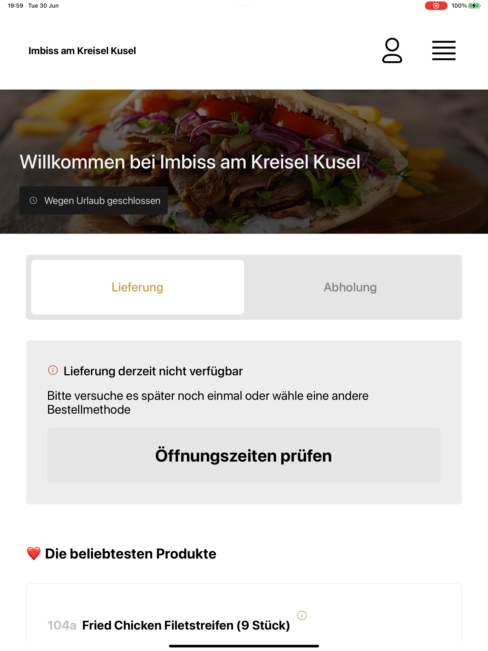 Imbiss am Kreisel Kusel screenshot 14