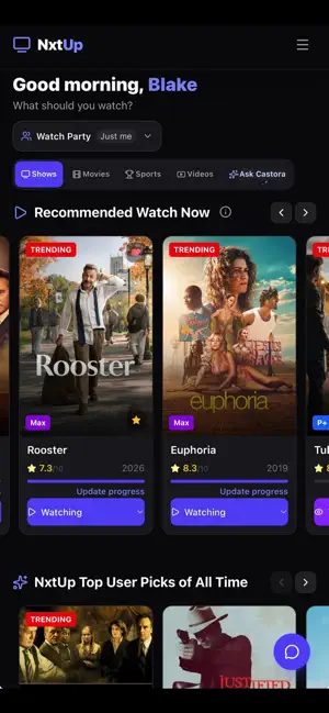 NxtUp: Streaming Hub screenshot 1